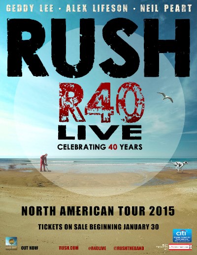 Rush - R40 Tour 2015 - Plakat